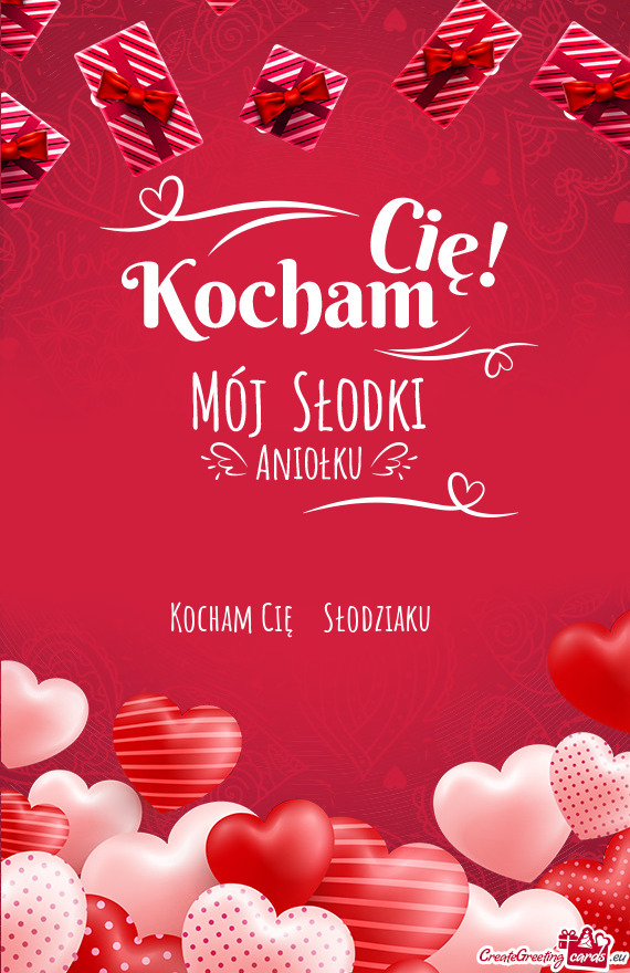 Kocham Cię❤️Słodziaku❤️