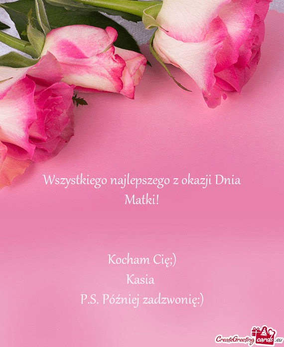 Kocham Cię;)