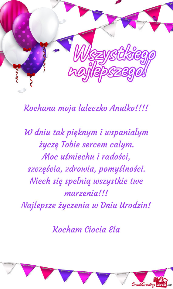 Kocham Ciocia Ela