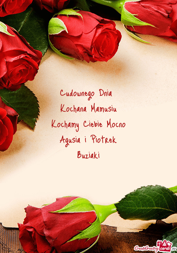 Kochamy Ciebie Mocno