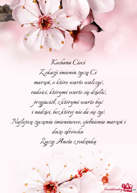 Kochana Cioci