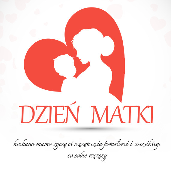 Kochana mamo życzę ci szczenszcia pomślosci i wszstkiego co sobie rzczszy