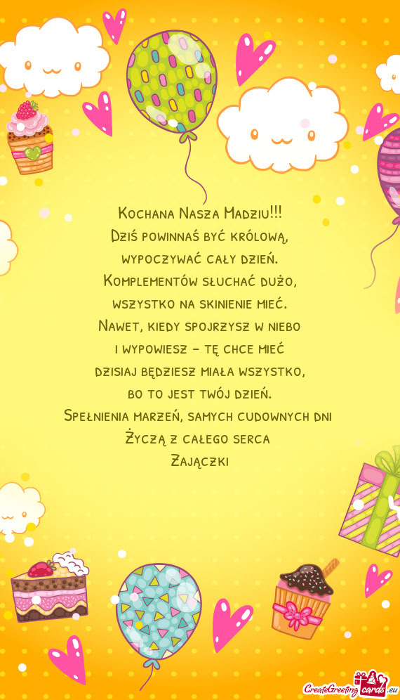 Kochana Nasza Madziu