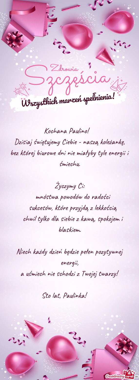 Kochana Paulino! 💕