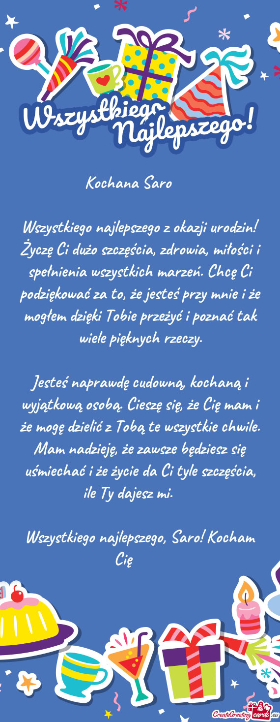 Kochana Saro ❤️