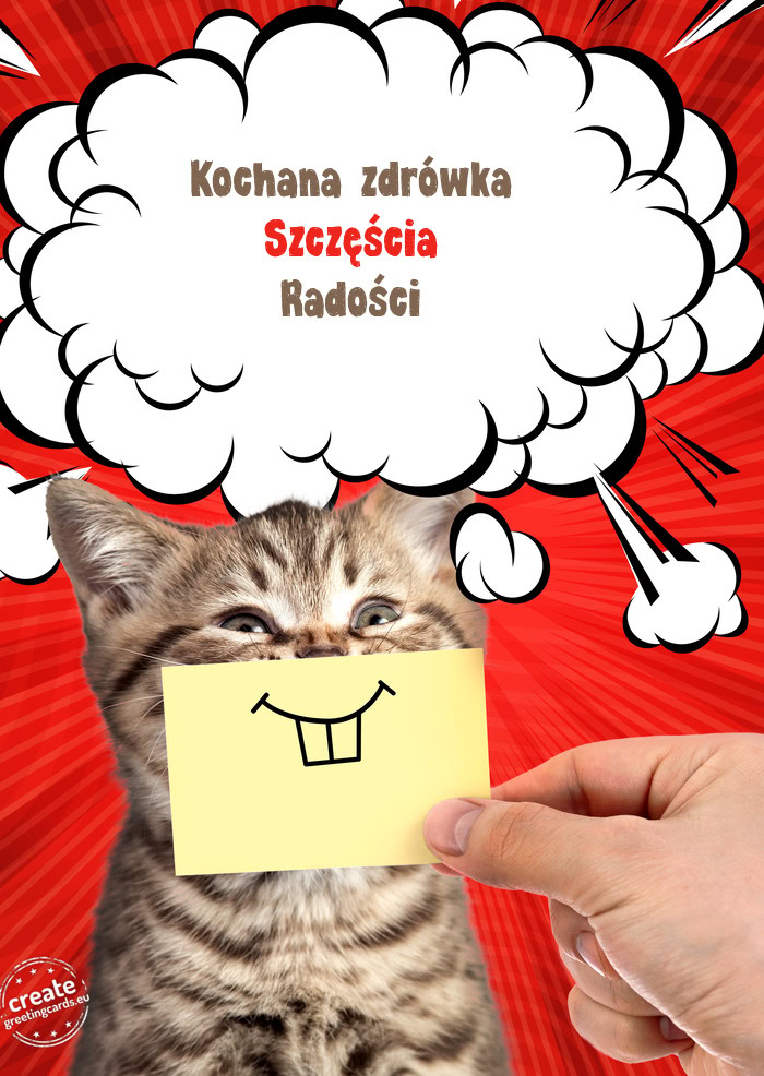 Kochana zdrówka 💪 Szczęścia 🥂 Radości 😁