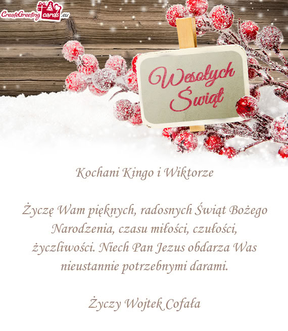 Kochani Kingo i Wiktorze