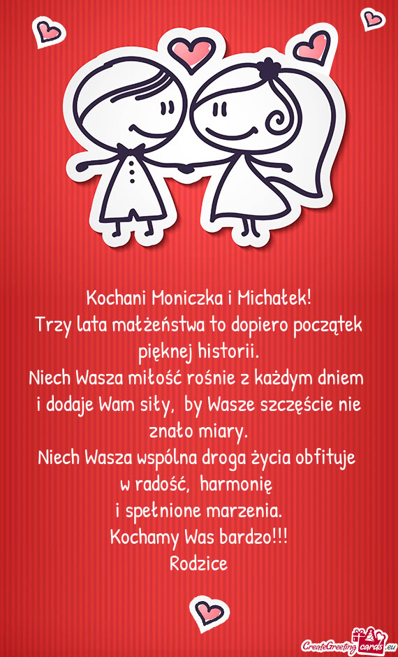 Kochani Moniczka i Michałek