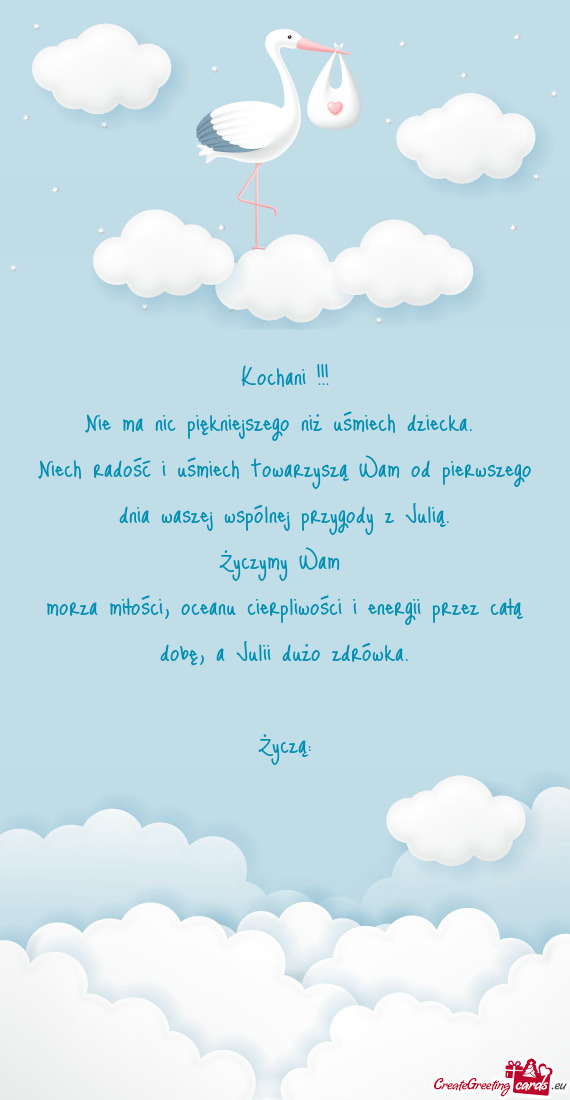 Kochani !!! Nie ma nic piękniejszego niż uśmiech dziecka