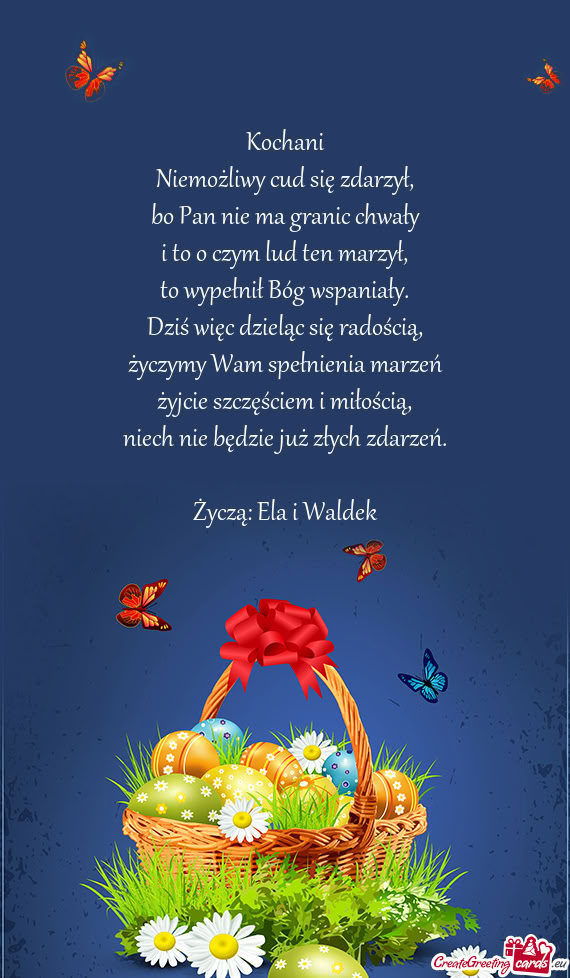 Kochani Niemożliwy cud się zdarzył