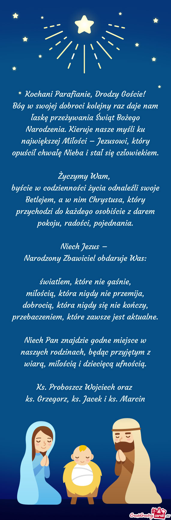 Kochani Parafianie, Drodzy Goście