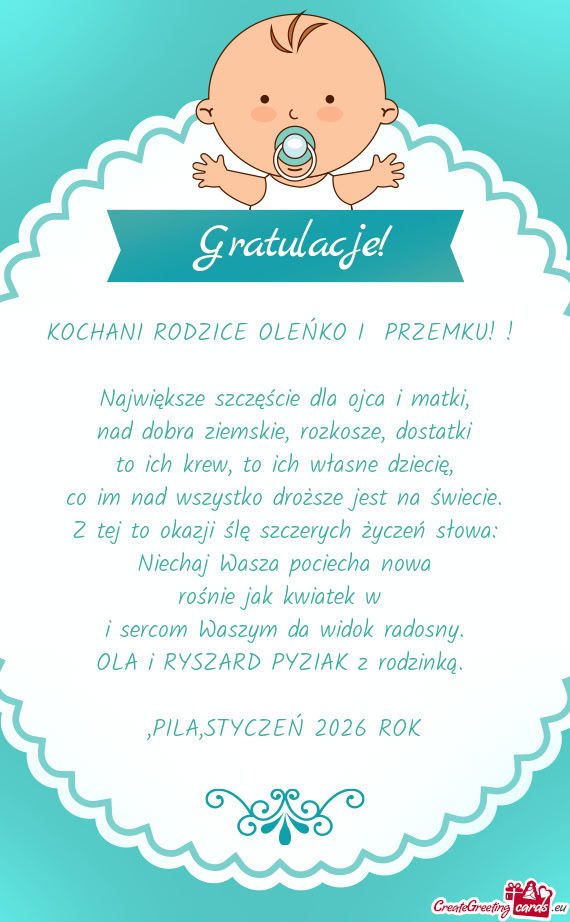 KOCHANI RODZICE OLEŃKO I PRZEMKU