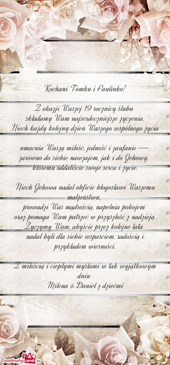 Kochani Tomku i Paulinko