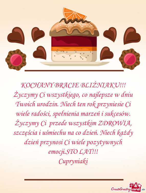 KOCHANY BRACIE BLIŹNIAKU