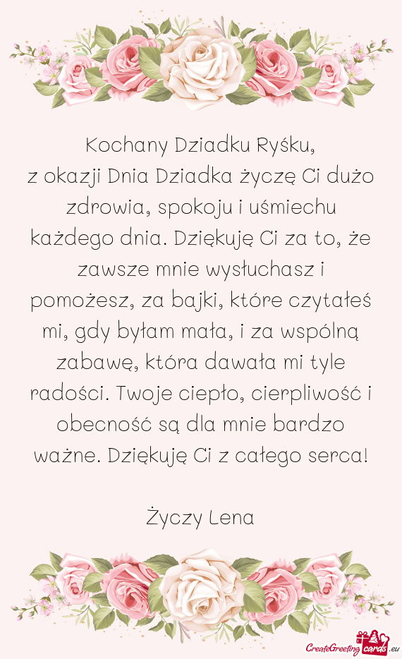Kochany Dziadku Ryśku