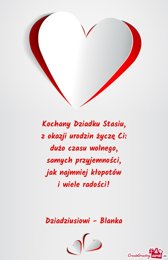 Kochany Dziadku Stasiu