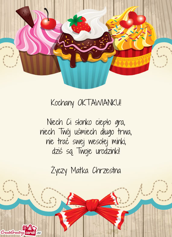 Kochany OKTAWIANKU