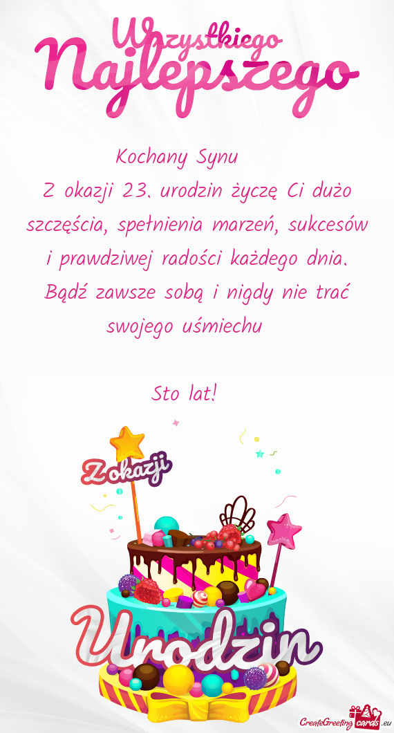 Kochany Synu ❤️
