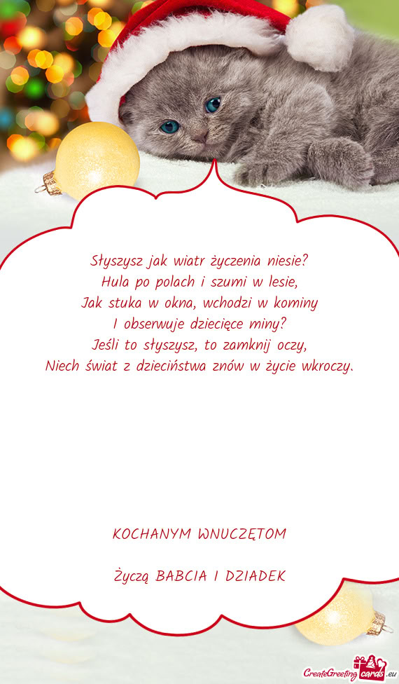 KOCHANYM WNUCZĘTOM