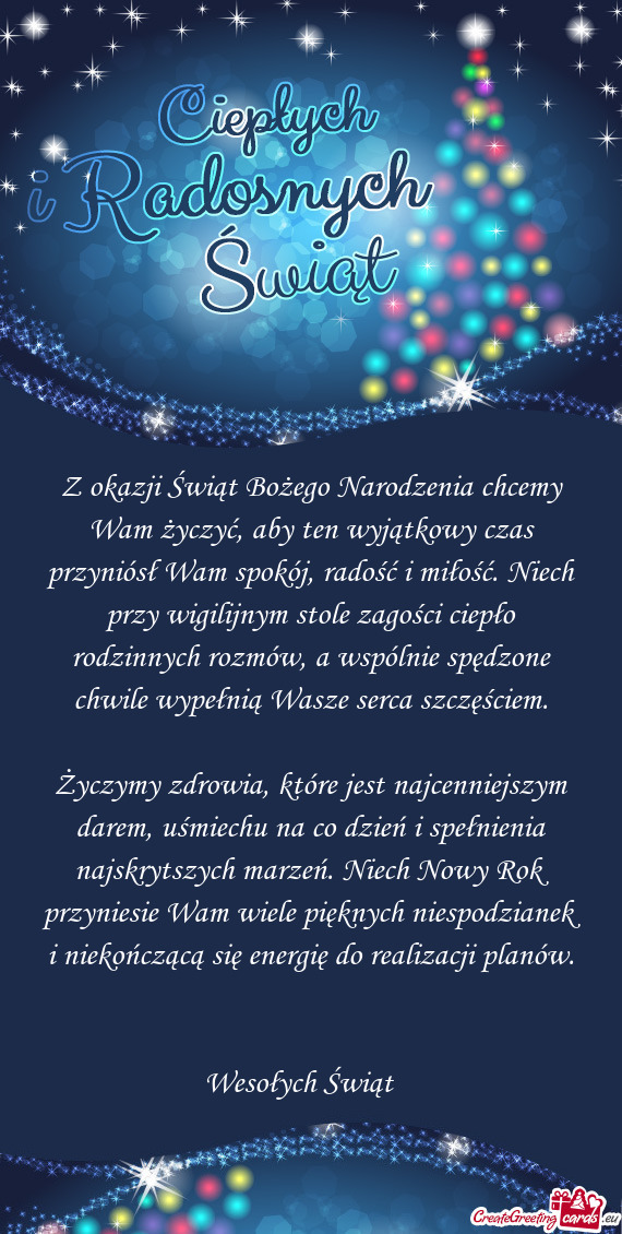 Kój, radość i miłość. Niech przy wigilijnym stole zagości ciepło rodzinnych rozmów, a wspó