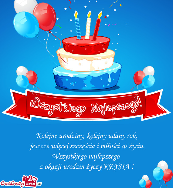 Kolejne urodziny, kolejny udany rok