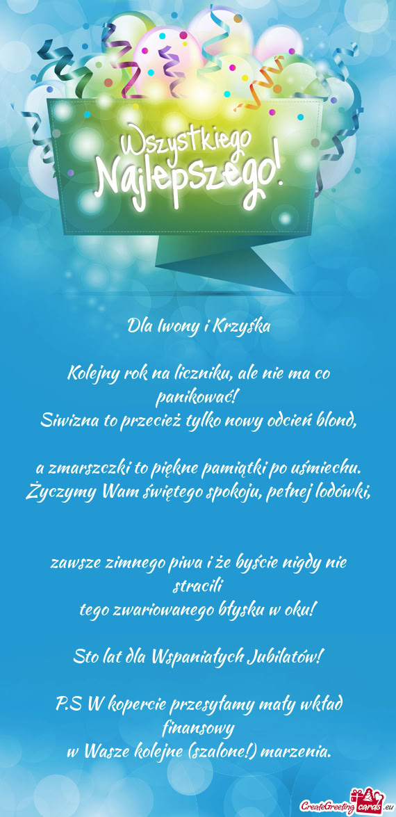 Kolejny rok na liczniku, ale nie ma co panikować