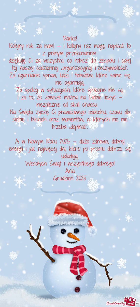 Kolejny rok za nami — i kolejny raz mogę napisać to z pełnym przekonaniem