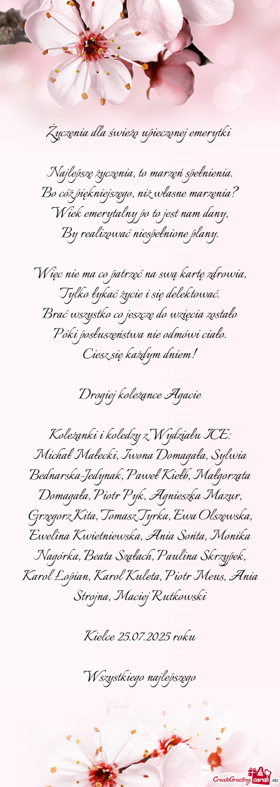 Koleżanki i koledzy z Wydziału ICE