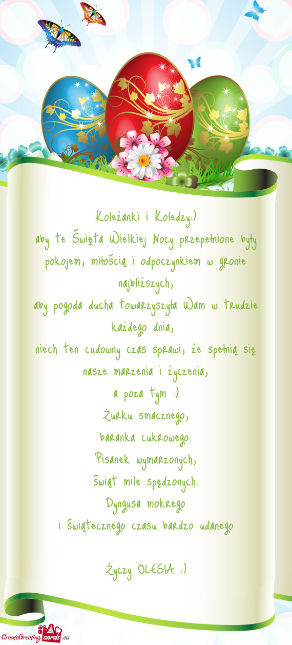 Koleżanki i Koledzy:)