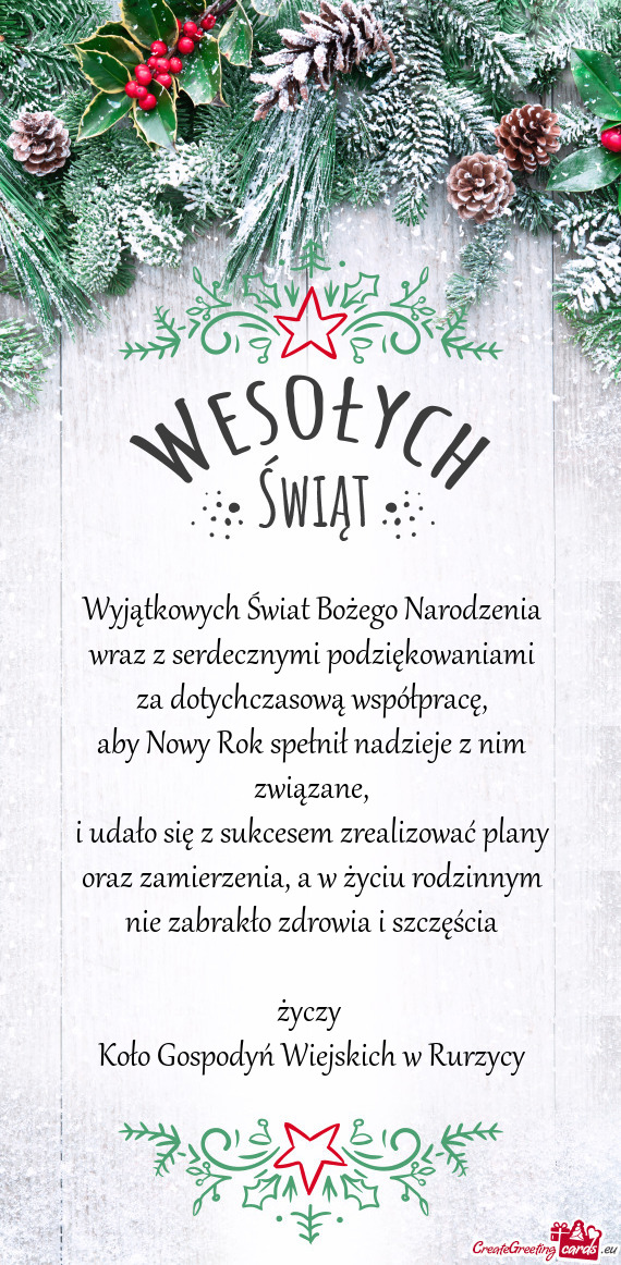 Koło Gospodyń Wiejskich w Rurzycy