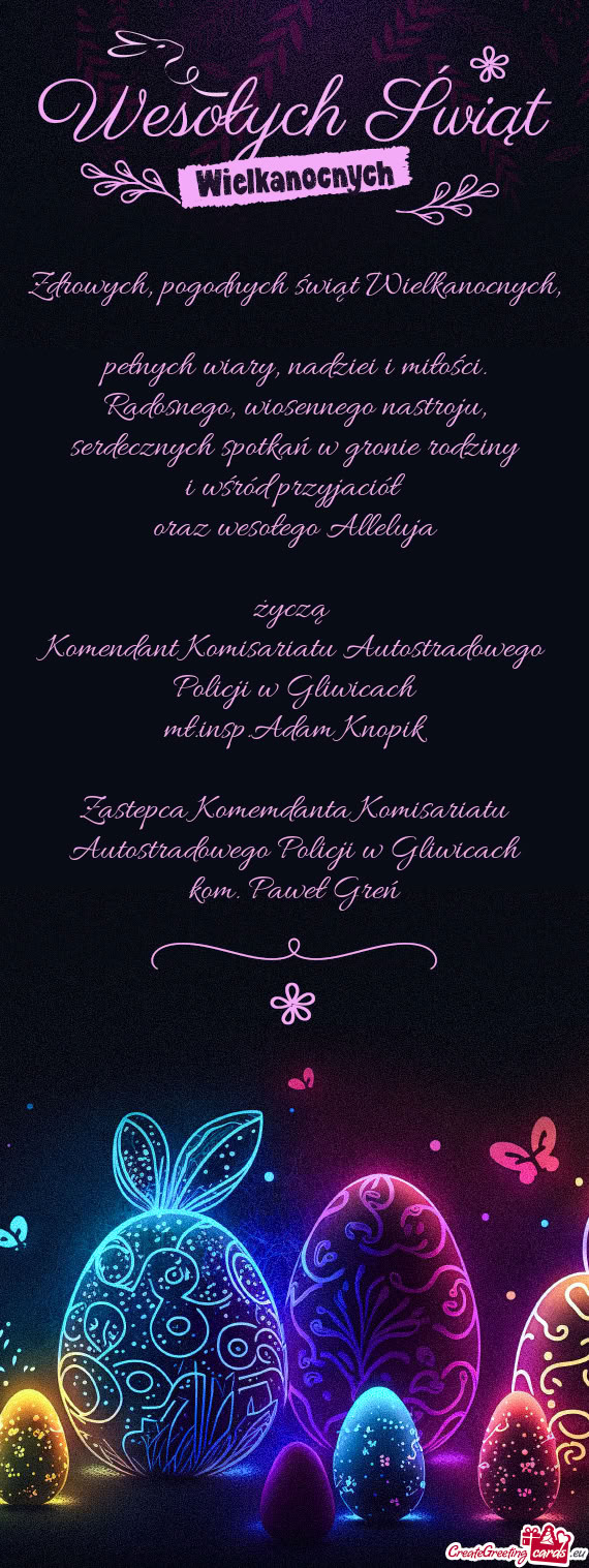 Komendant Komisariatu Autostradowego Policji w Gliwicach