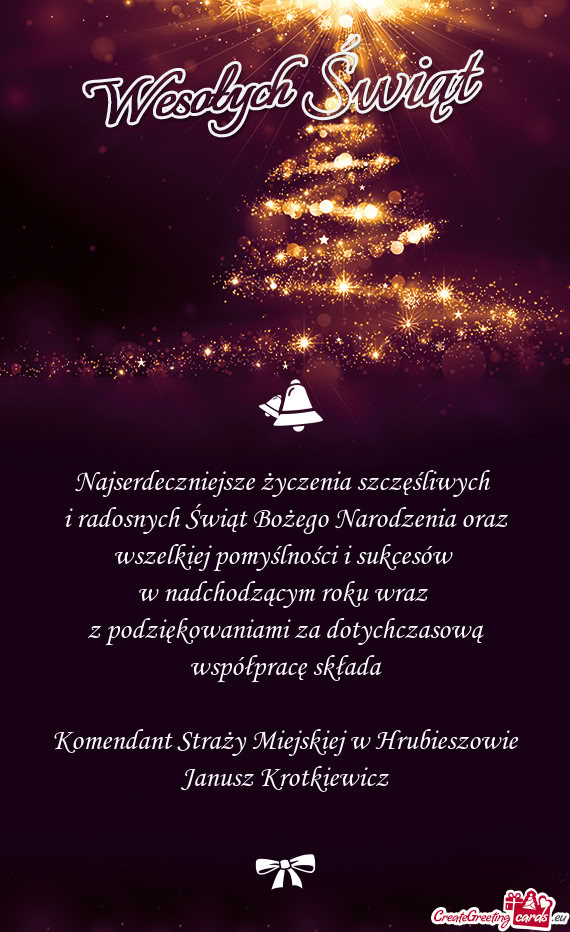 Komendant Straży Miejskiej w Hrubieszowie