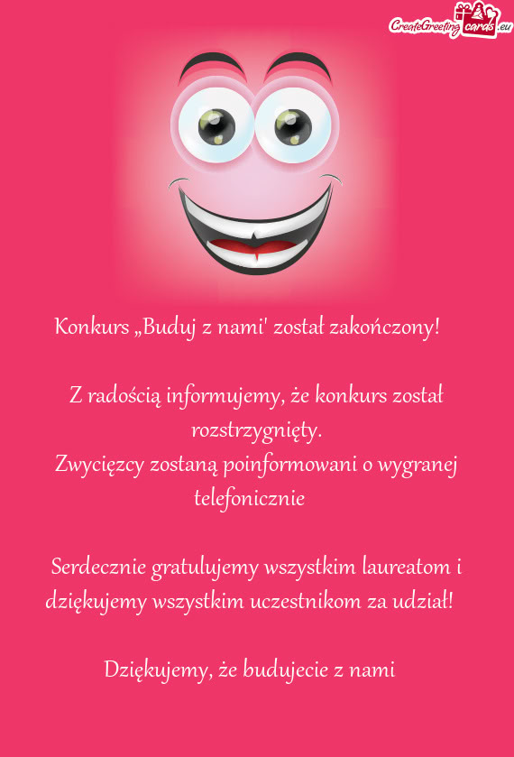 📢 Konkurs „Buduj z nami” został zakończony! 🏗️🎉