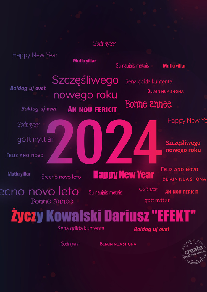Kowalski Dariusz "EFEKT"