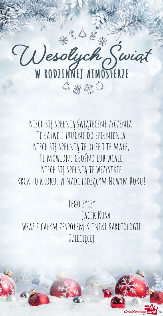 Krok po kroku, w nadchodzącym Nowym Roku