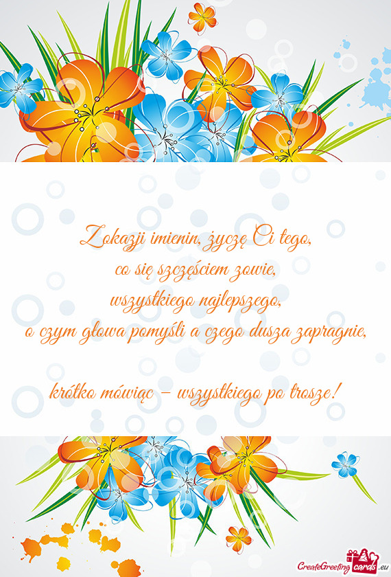 Krótko mówiąc – wszystkiego po trosze