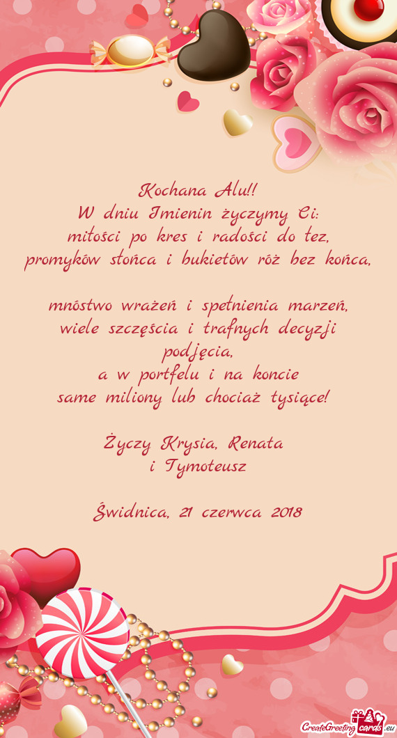Krysia, Renata