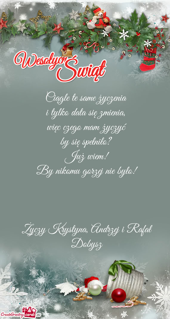 Krystyna, Andrzej i Rafał Dobysz