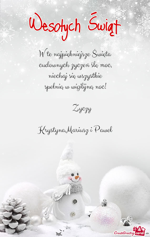 Krystyna,Mariusz i Paweł