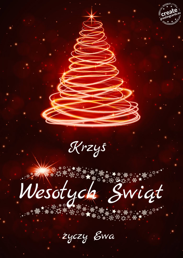 Krzyś Wesołych Świat Ewa