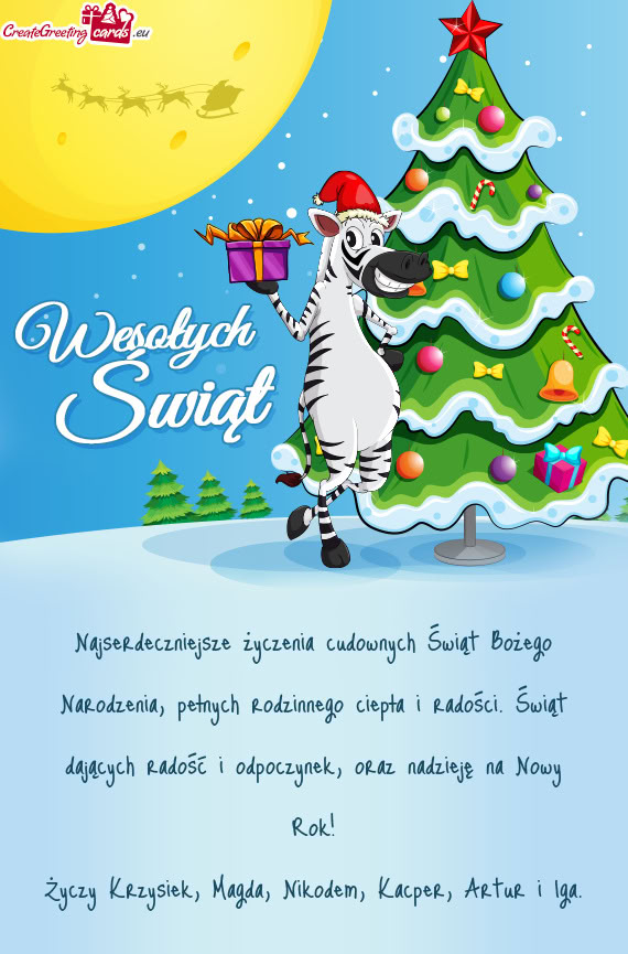 Krzysiek, Magda, Nikodem, Kacper, Artur i Iga