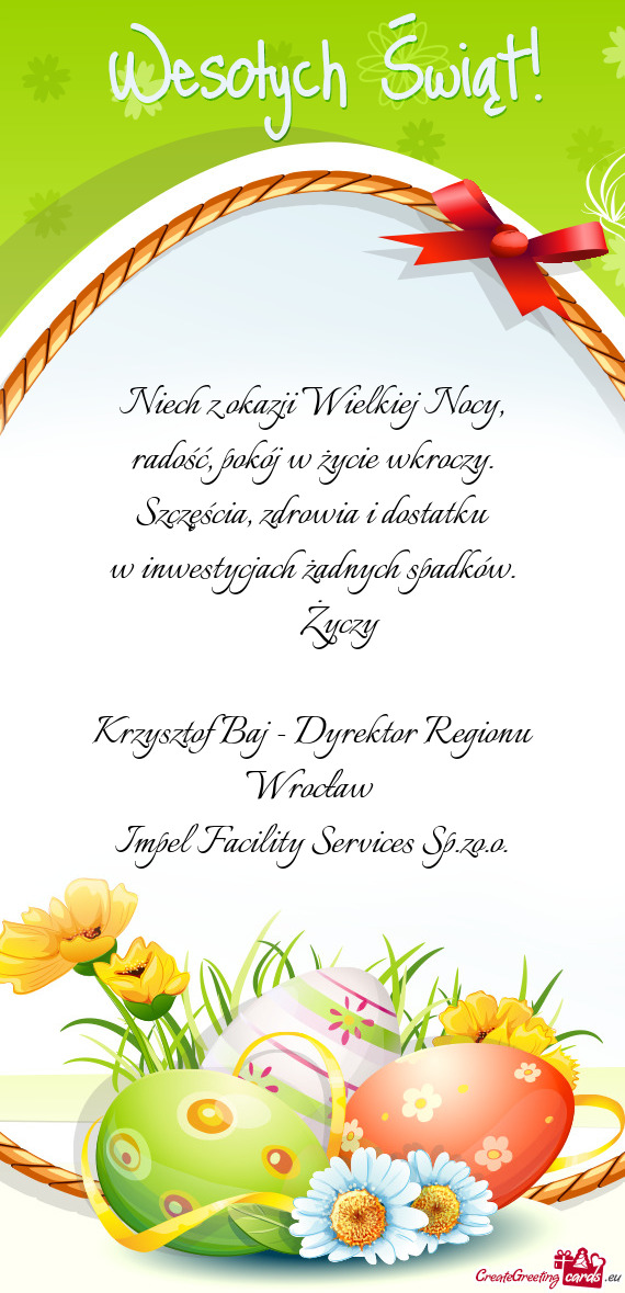 Krzysztof Baj - Dyrektor Regionu Wrocław