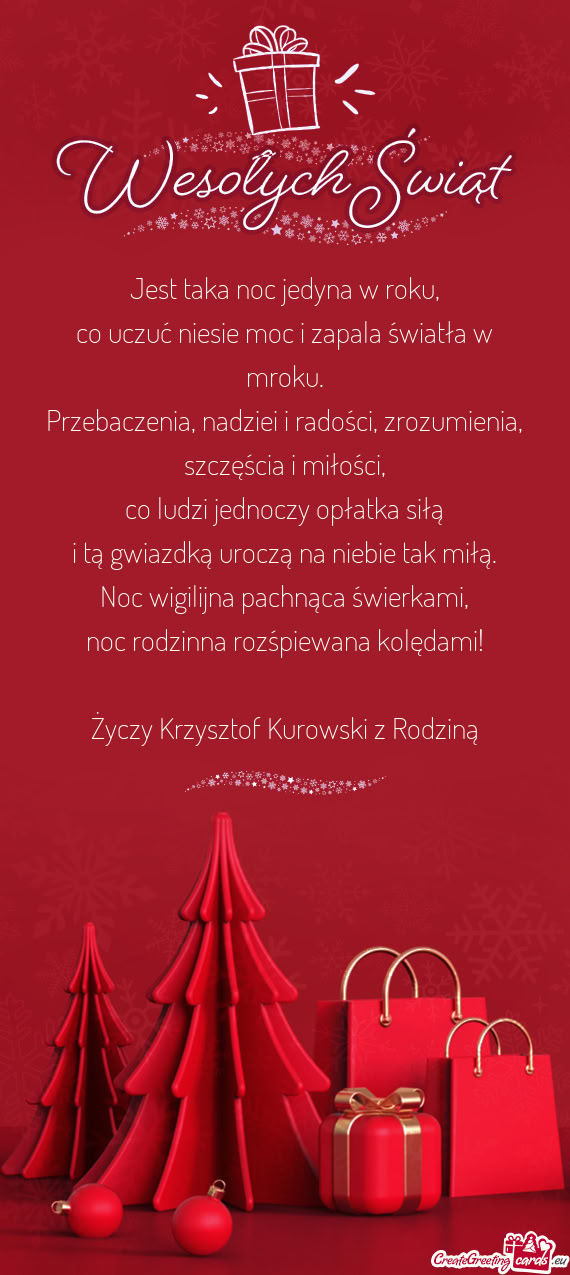 Krzysztof Kurowski z Rodziną