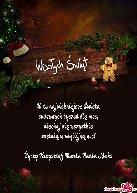 Krzysztof Marta Hania Aleks