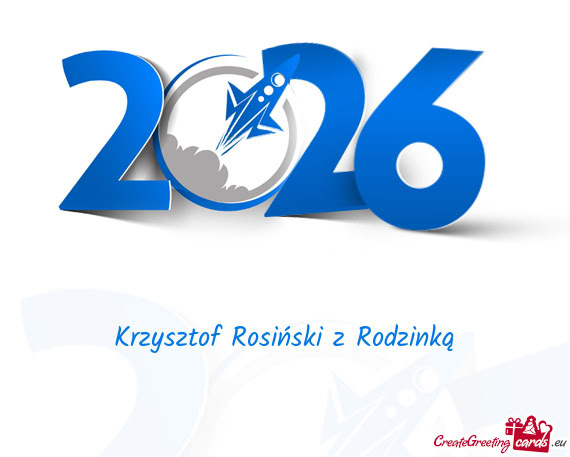 Krzysztof Rosiński z Rodzinką