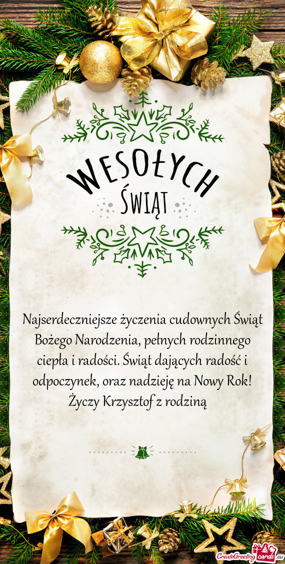 Krzysztof z rodziną 🎄