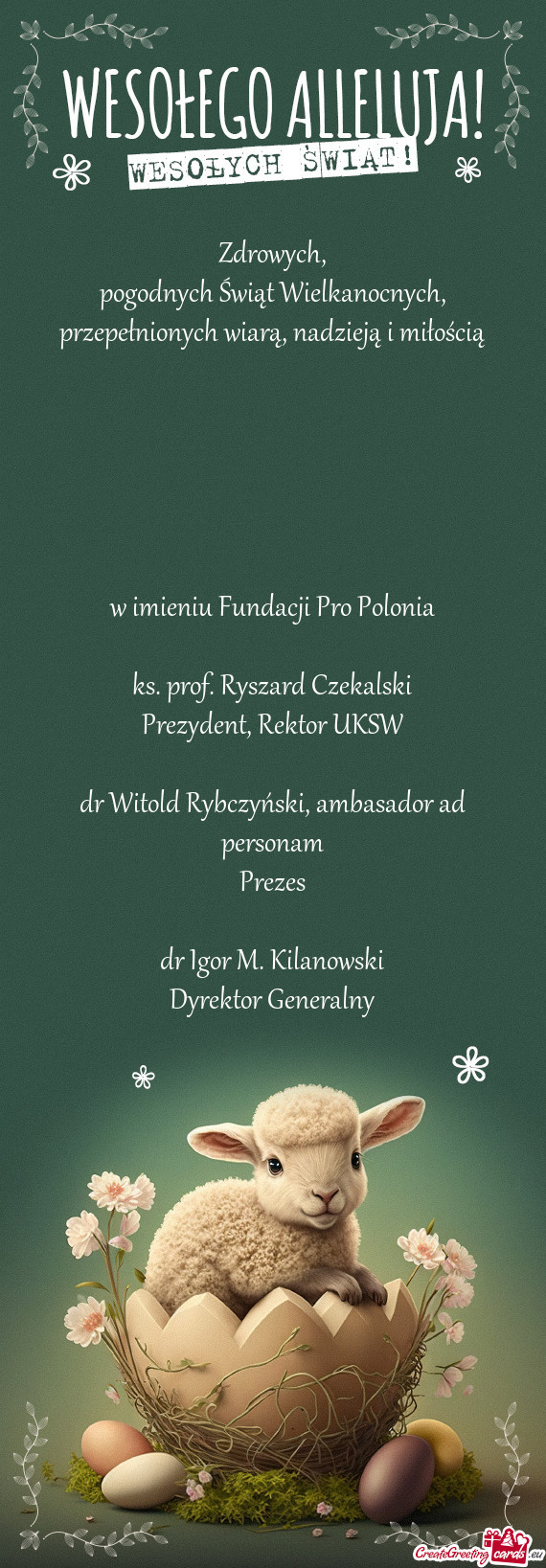 Ks. prof. Ryszard Czekalski