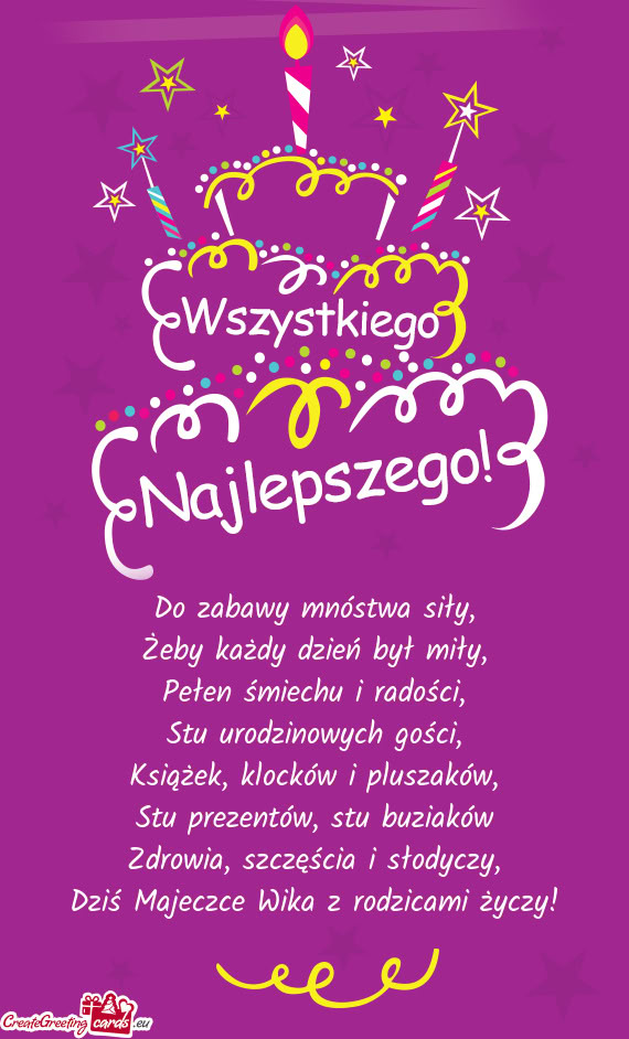 Książek, klocków i pluszaków