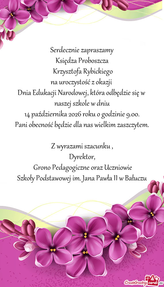 Księdza Proboszcza