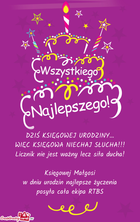 Księgowej Małgosi
